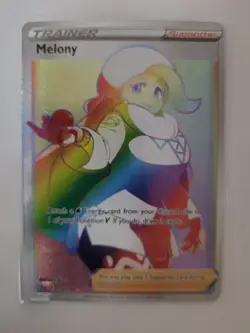 Pokemon TCG Melony 218/198 Holo Secret Rare Sword & Shield, Chilling Reign - Image 1