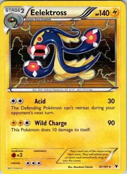 Pokemon - Eelektross - 41/101 - Holo Rare - Noble Victories - NM/M - Image 1