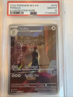 Persian 078/064 Sv: Shrouded Fable Holo PSA 10 Pokemon - Image 1