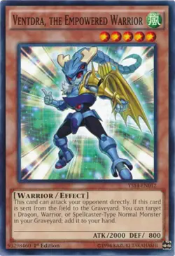 Ventdra the Empowered Warrior - YS14-EN012 - Common - 1st Edition - Lightly Play - Image 1