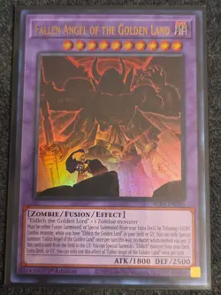 Fallen Angel of the Golden Land Ultra Rare ALIN-EN036 NM 1st Edition Yu-Gi-Oh! - Image 1