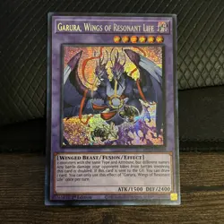 Garura, Wings of Resonant Life MP23-EN148 1st ed NM Prismatic Secret Rare YUGIOH - Image 1