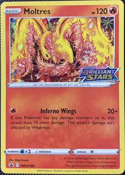 Moltres SWSH185 SWSH: Sword & Shield Promo Holo - Pokemon Card - Image 1