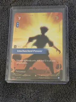 Riftbound Unchecked Power Card Origins OGN 123/298 League Of Legends English - Image 1