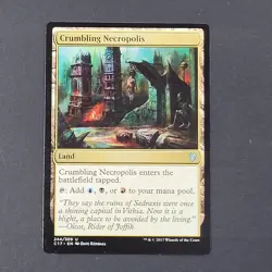 MTG Card - 1x Crumbling Necropolis - Commander 2017 - NM - Magic the Gathering - Image 2