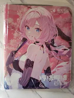 Anime Waifu Trading Card 9-Pocket 3-Ring Zipper Binder - Elysia & Shenhe - Image 1