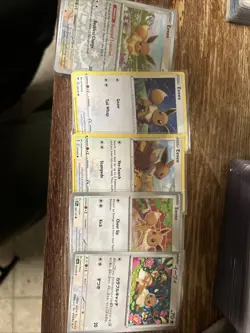 Pokemon Tcg Eevee Lot Of 5 Nm Cards - Image 1