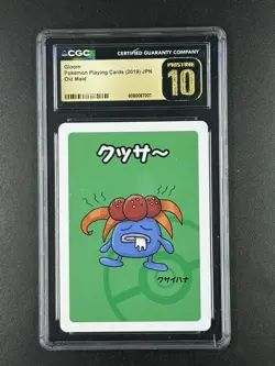 2019 Pokemon Old Maid Gloom CGC 10 Pristine Japanese Playing Card TCG Rare Mint - Image 1