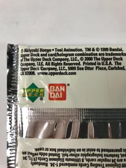 Digimon Series 2 Vintage Trading Card Booster Pack Sealed 1999 Upper Deck Bandai - Image 3