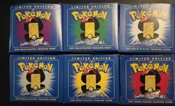 Pokemon Burger King 23k Gold Plated Trading Card Set Sealed In Blue Box, New Lot - Image 2