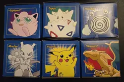 Pokemon Burger King 23k Gold Plated Trading Card Set Sealed In Blue Box, New Lot - Image 4