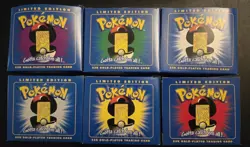 Pokemon Burger King 23k Gold Plated Trading Card Set Sealed In Blue Box, New Lot - Image 5