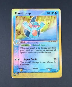 DMG/HP Marshtomp Reverse Holo 41/109 Ruby and Sapphire Pokemon Card - Image 1
