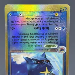 Sharpedo 22/109 Ex Ruby & Sapphire Reverse Holo Rare Pokemon Card 2003 Water DMG - Image 4