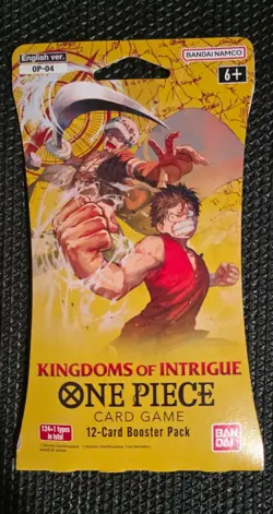 One Piece TCG Kingdoms Of Intrigue 12-Card Booster Pack Lot of 5!!! - Image 2
