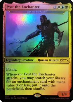 MTG FOIL Zur the Enchanter Post Malone Post the Enchanter Secret Lair - Secret - Image 1