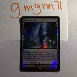 MTG Foil Watery Grave Zendikar Expeditions 1 Of 3 - Image 1