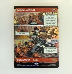 Magic the Gathering: Maximum Carnage (Borderless) Marvel's Spider-Man Foil NM - Image 1