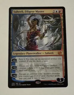 MTG Saheeli, Filigree Master - The Brothers' War LP - Image 1