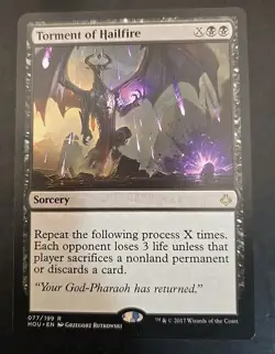 Torment of Hailfire Hour of Devastation MTG Regular Near Mint - Image 1