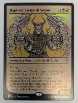 Raphael, Fiendish Savior (Showcase Foil) Commander Legends Baldur's Gate - MTG - Image 1