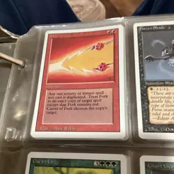 Magic the Gathering ~ MTG ~ 1x Fork -excellent cond.-REVISED - Image 1