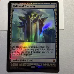 MTG Foil Hallowed Fountain Zendikar Expeditions 1 Of 2 - Image 3