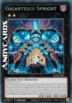 GIGANTESCO SPRIGHT • (Gigantic Spright) • Segreta • BLTR IT091 • 1Ed • Yugioh! - Image 1