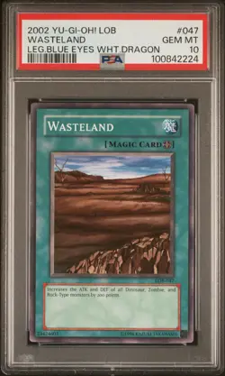 Yu-Gi-Oh! TCG Wasteland Legend of Blue Eyes White Dragon LOB-047 Unlimited... - Image 1