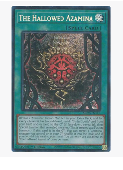 The Hallowed Azamina - MP25-EN112 - Prismatic Secret Rare YuGiOh - Image 1