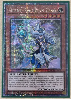 Yu-Gi-Oh! Silent Magician Zero LEDE-EN003 Quarter Century Secret Rare 1st Ed - Image 1