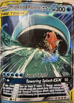 Magikarp & Wailord GX SM166 Jumbo Cards Regular - Image 3
