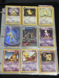 Pokemon vintage lot binder collection 1000+ cards - Image 1
