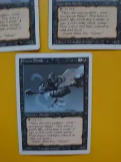 MTG Card. Frozen Shade x3 Revised Old Vintage Magic as pics - Image 2
