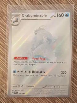 Crabominable Stellar Crown 149/142︱Pokemon Card TCG︱FREE Postage - Image 1