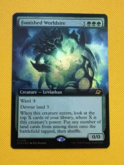 Famished Worldsire (Extended Art) Edge of Eternities Foil - Image 1
