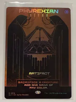 MTG Phyrexian Altar 0016 Foil Encyclopedia Secret Lair Encyclopedia Of Magic - Image 1
