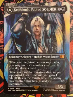 Sephiroth, Fabled SOLDIER (Borderless) (0317) Final Fantasy Regular - Image 1