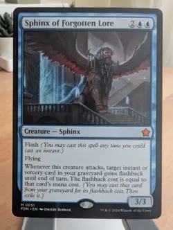 Sphinx of Forgotten Lore #51 (Near Mint) Foundations Regular - MTG - Image 1