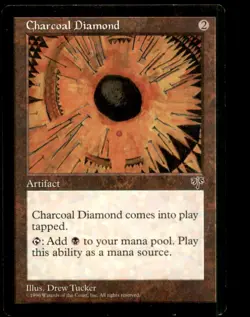MTG Charcoal Diamond LP Light Play Mirage [5466] - Image 1