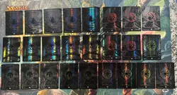 MTG Phyrexia: All Will Be One Oil Slick Raised Foil Land 25 set (5 of each type) - Image 2