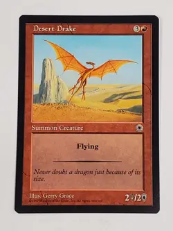 MTG Desert Drake (Portal/Red/U) - BGM - Image 1
