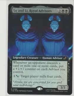 Lo and Li, Royal Advisors - Extended Art Foil MtG Card TLE 189 - Image 1