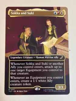 Sokka and Suki (Borderless) TLE Avatar: the Last Airbender - Image 1
