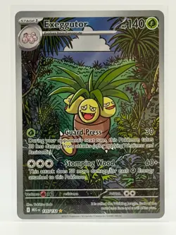 2025 NM Pokemon Exeggutor IR 135/132 Me01: Mega Evolution Near Mint Illustration - Image 1