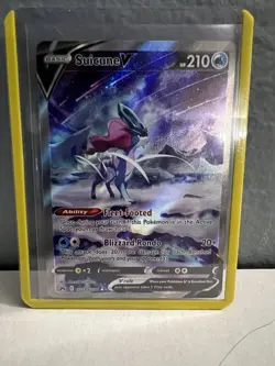 Pokemon TCG - Suicune V GG38/GG70 Crown Zenith Galarian Gallery Holo | NM - Image 1