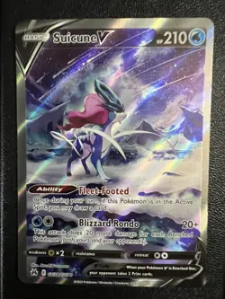 Pokemon TCG - Suicune V GG38/GG70 Crown Zenith Galarian Gallery Holo | NM - Image 4