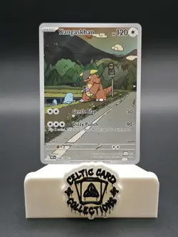 Pokemon TCG Destined Rivals Kangaskhan IR 204/182 Illustration Rare Art Card - Image 1