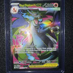 Pokemon TCG Mega Charizard EX 109/094 Ultra Rare Phantasmal Flames Mint Card - Image 1