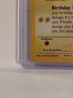 Pokemon Pikachu TCG Birthday Celebrations 25th Anniversary 2021 NM-M Condition - Image 4